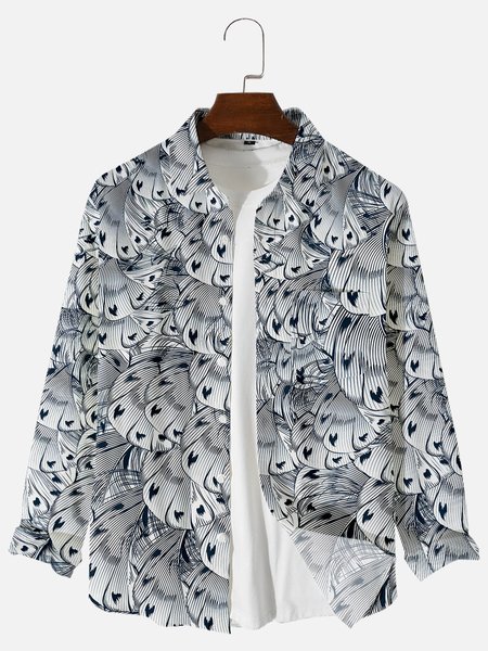 

Indian Feathers Cotton-Blend Shirts & Tops, White, Long Sleeves Shirts
