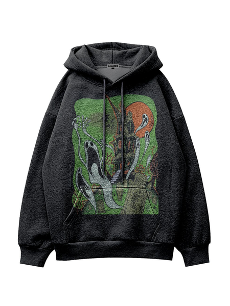 

Vintage Hoodie Sweatshirt, As picture, Hoodies&Sweatshirts
