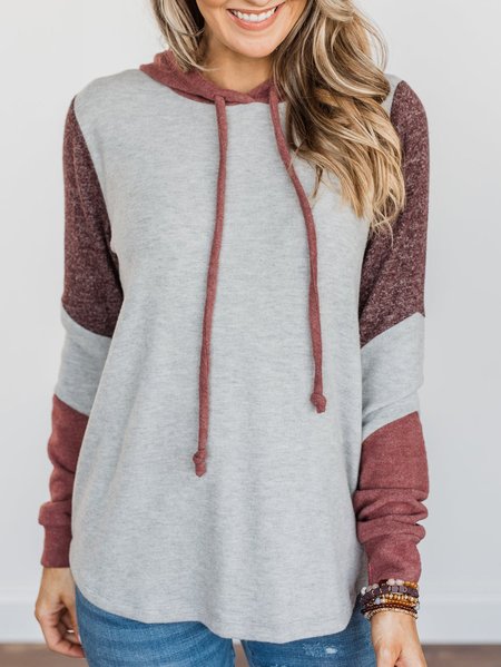 

Long Sleeve Casual Hoodie Sweatshirt, Gray, Hoodies & Sweatshirts