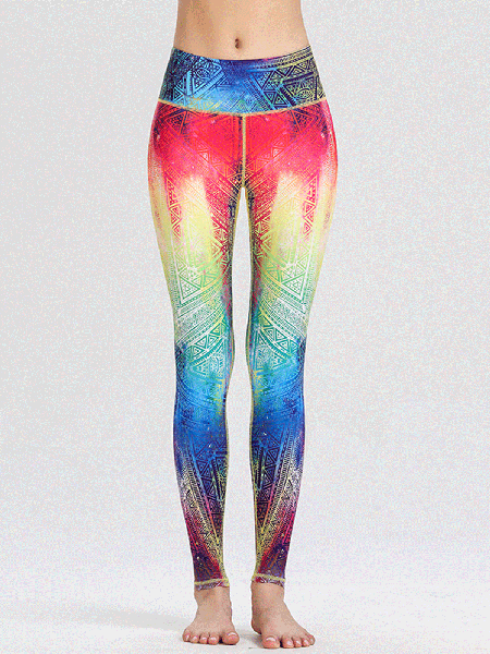 

Printed Sports Sheath Leggings, Leggings
