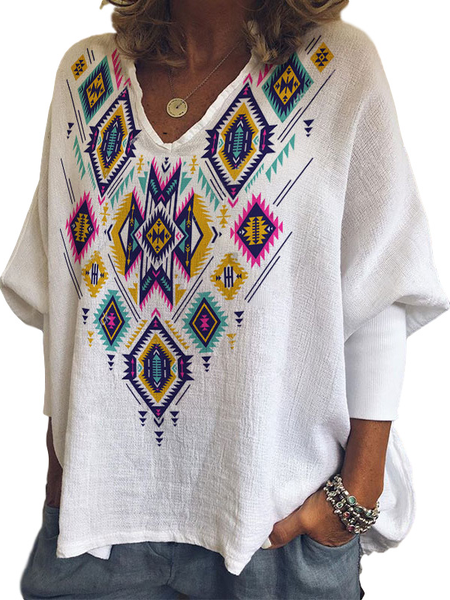 

Shift Floral Long Sleeve Tops, White, Blouses & Shirts