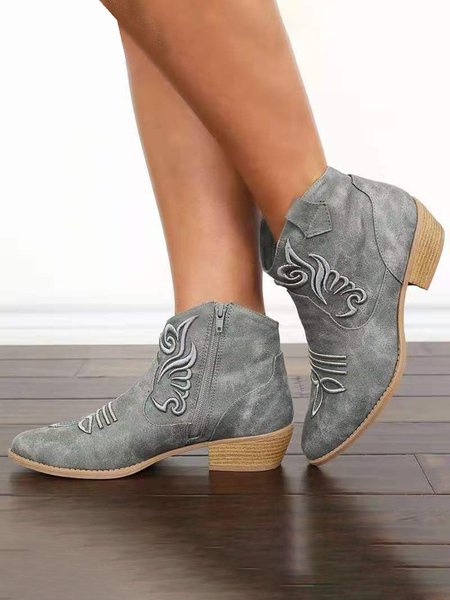 

Vintage Semplice Ricamato Chesil Stivali, Come immagine, Boots
