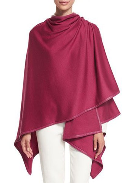 

Work Daily Vintage Casual Outerwear, Rose red, Blouses and Shirts