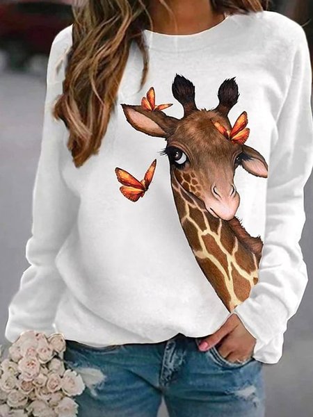 

Casual Sweatshirt, White, Hoodies & Sweatshirts