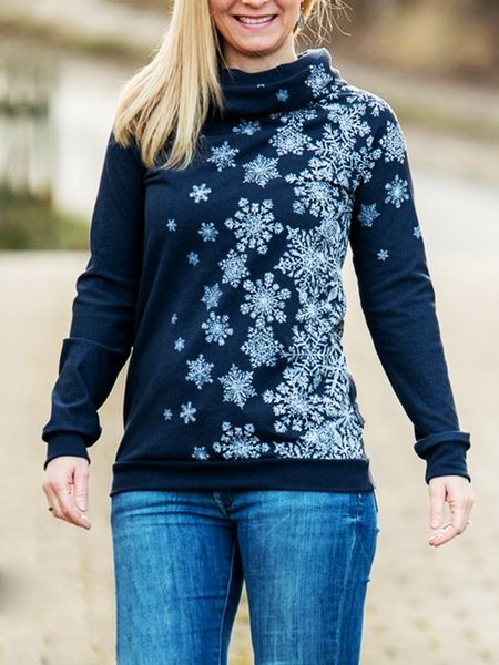 

Deep Blue Casual Vintage Sweatshirt, Hoodies & Sweatshirts