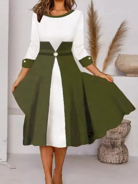 

Semplice Abito, Come immagine, Midi Dresses