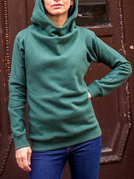 

Green Vintage Casual Sweatshirt, Hoodies & Sweatshirts