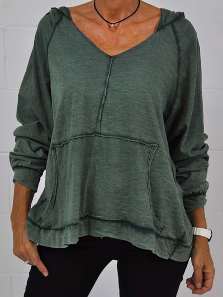 

Cotton Sweatshirt, Green, Hoodies & Sweatshirts