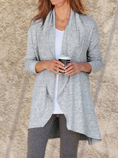 

Cotton Blends Outerwear, Gray, Outerwear