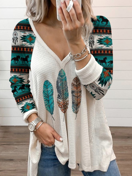 

Cotton Raglan Sleeve Shirts & Tops, White, Tops
