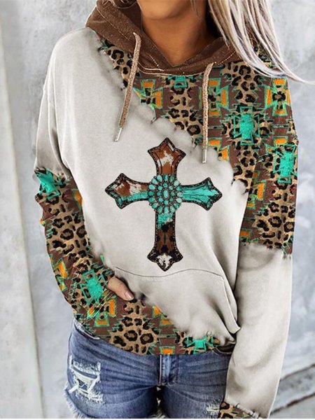 

Long Sleeve Printed Vintage Sweatshirt, Multicolor, Hoodies & Sweatshirts