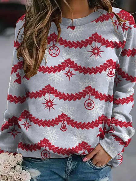 

Christmas Casual Sweatshirts, Light gray, Hoodies&Sweatshirts
