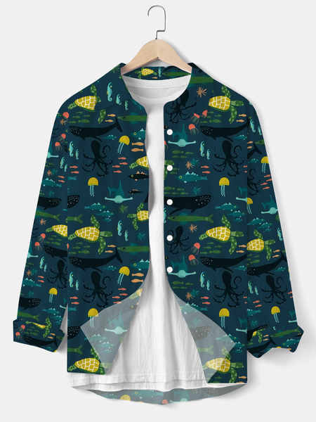 

Casual Shirts & Tops, As picture, Men's Top