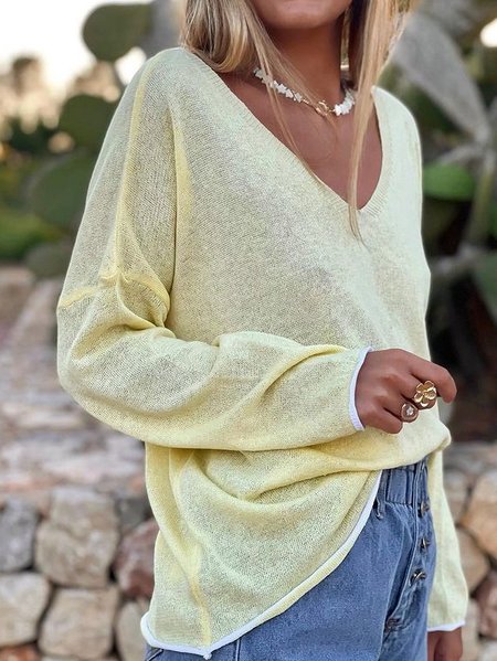 

Sweater, Yellow, Sweaters & Cardigans