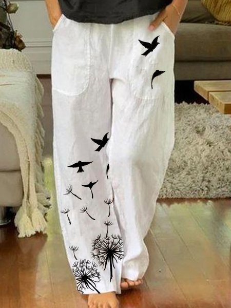 

Semplice Pantaloni, Bianco, Pants