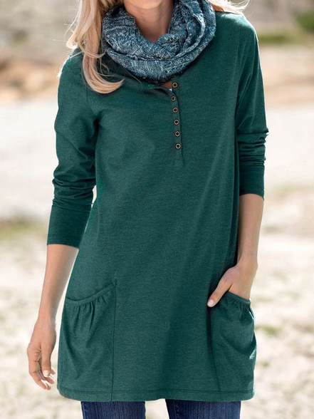 

Casual Shirts & Tops, Green, Tunics