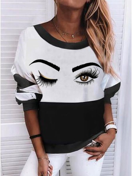 

Sweatshirt, Black-white, Hoodies & Sweatshirts