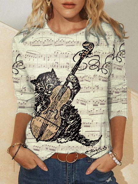 

Cat Shirts & Tops, Beige, Hoodies&Sweatshirts