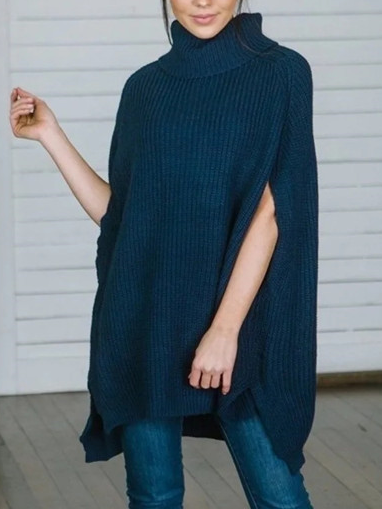 

Lana/Maglieria Maglione, Blu_scuro, Sweater