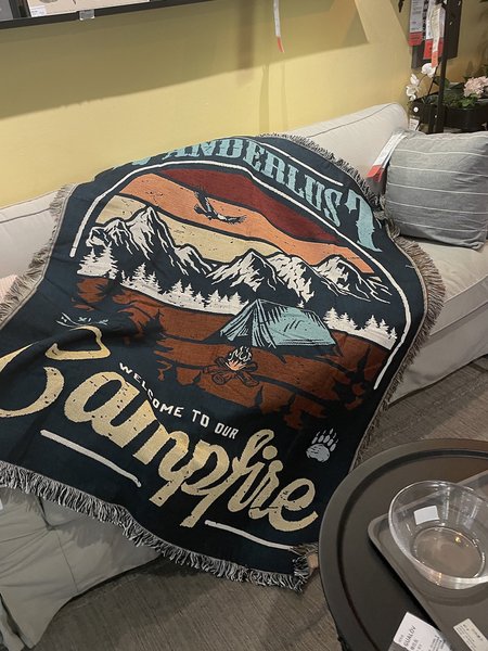 

Outdoor Camping Decorative Blanket, As picture, Home＆Garden