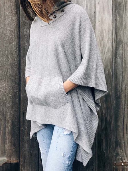 

Wool/Knitting Sweater, Gray, Sweaters & Cardigans