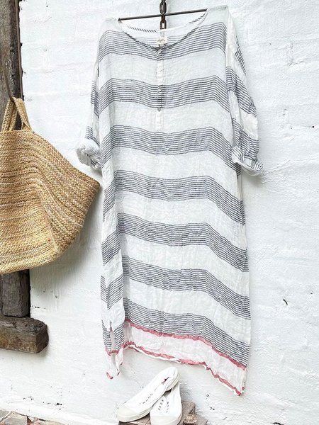 

Cotton Blends Dresses, White, Mini Dresses
