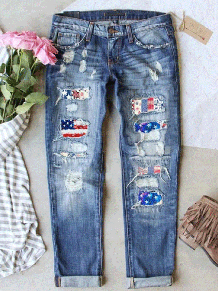 

Shift Vintage Plain Jeans, Blue, Jeans