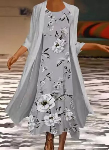 

Cotton Suits, Gray, Maxi Dresses