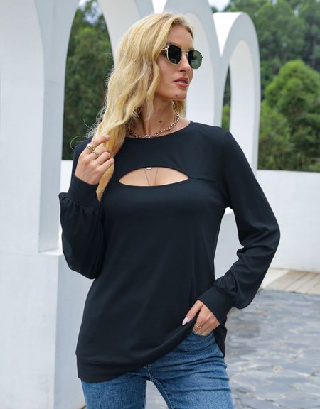 

Casual Tops, Navy blue, Tops
