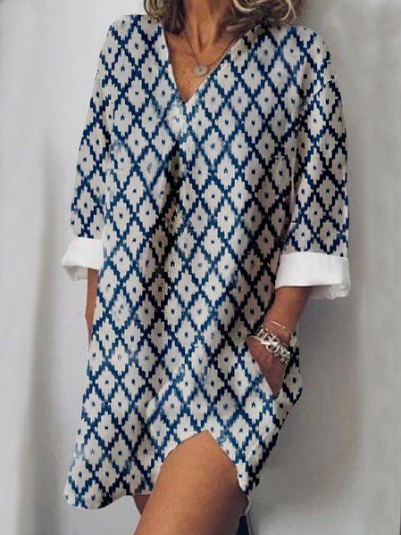 

Cotton Holiday Dresses, As picture, Mini Dresses
