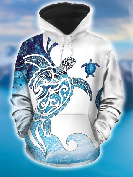 

Men's casual basic printed hoodie Sweatshirt, Sky blue, Hoodies&Sweatshirts