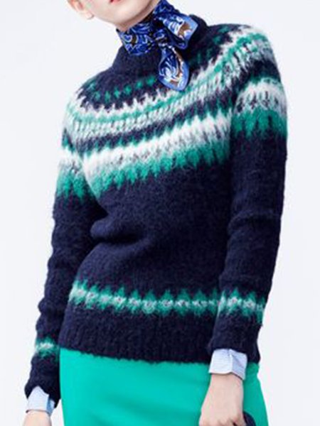 

Sweater, Blue, Pullovers