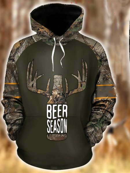 

Men's casual basic printed hoodie Sweatshirt, Color1, Hoodies
