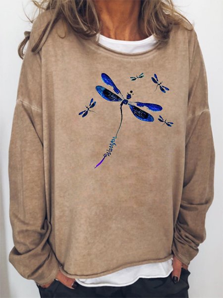 

Dragonfly Cotton Sweatshirt, Khaki, Hoodies&Sweatshirts
