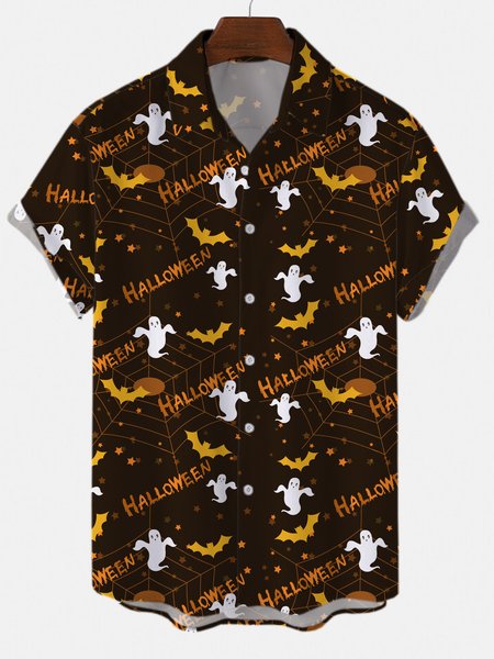 

Halloween Ghosts Shirts & Tops, Deep brown, Shirts