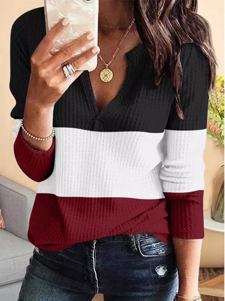 

Casuale Tinta unita Top, Multicolore, Blouses & Shirts