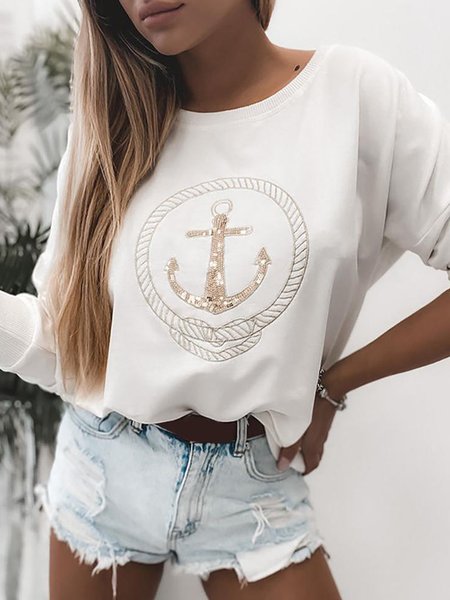 

Cotton Sweatshirt, White, Hoodies & Sweatshirts