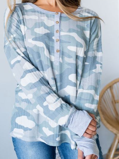 

Cotton Blends Shirts & Tops, As picture, Tops