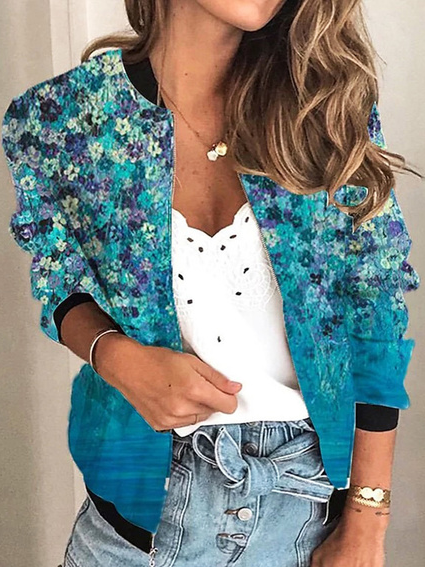 

Cotton Blends Outerwear, Blue, Outerwear