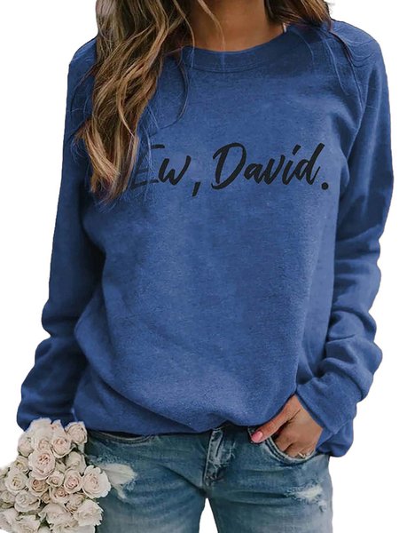 

Cotton Blends Sweatshirt, Blue, Hoodies & Sweatshirts