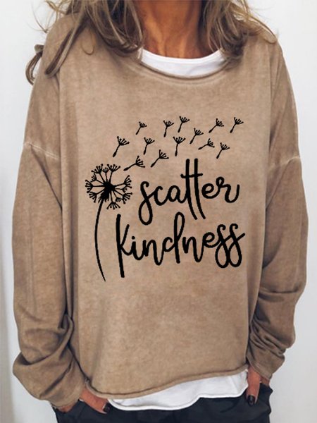 

Scattes Kindness Women's Sweatshirt, Light brown, Hoodies&Sweatshirts