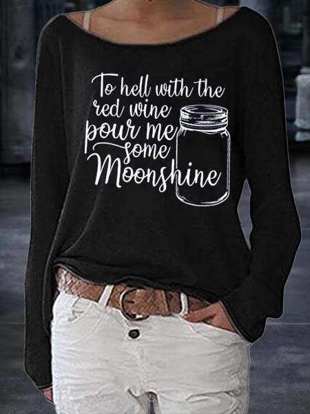 

Off Shoulder Casual Shirts & Tops, Black, T-Shirts