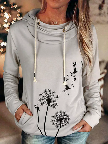 

Cotton Blends Sweatshirt, Gray, Hoodies & Sweatshirts