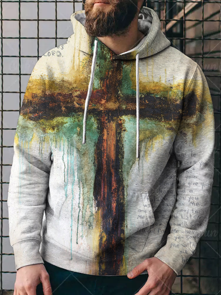 

Long Sleeve Casual Geometric Sweatshirt, Color, Hoodies&Sweatshirts