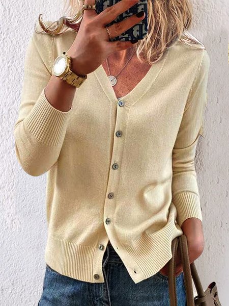 

Casual Sweater, Apricot, Cardigans