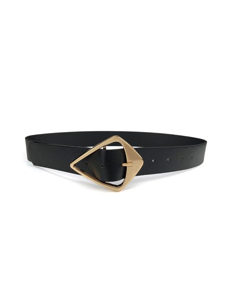 

Retro Simple Alloy Triangle Belt, As picture, Belts