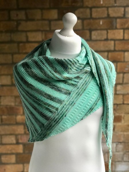 

Gradient Striped Warm Scarf, As picture, Scarves&Gloves