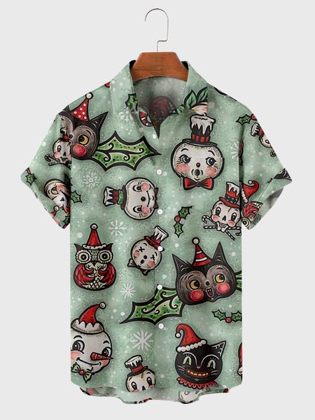 

Casual Short Sleeve Shirts & Tops, Green, Shirts ＆ Blouse