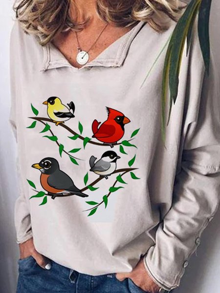 

Bird Shirts & Tops, As picture, Tops
