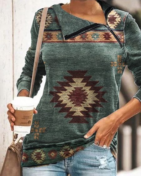 

Cotton Sweatshirt, As picture, Hoodies & Sweatshirts